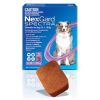 NexGard Spectra Flea, Tick & Worming Chewables for Dogs
